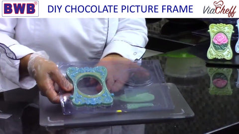 removing chocolate from the chocolate mold