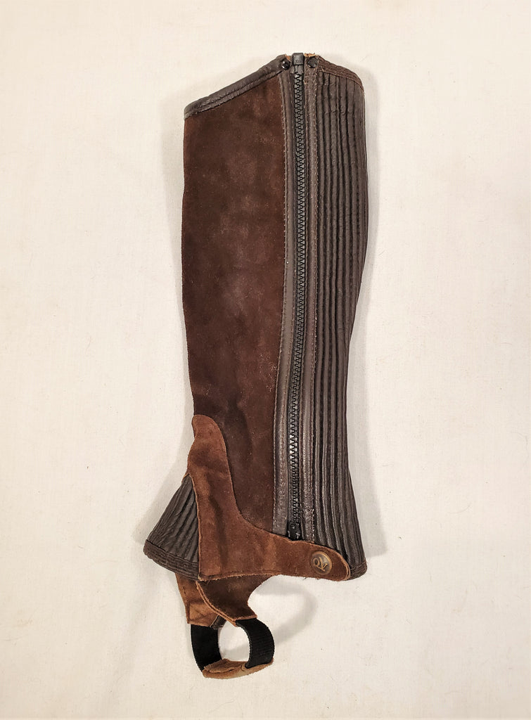 Child Suede Ribbed Half Chaps Ovation