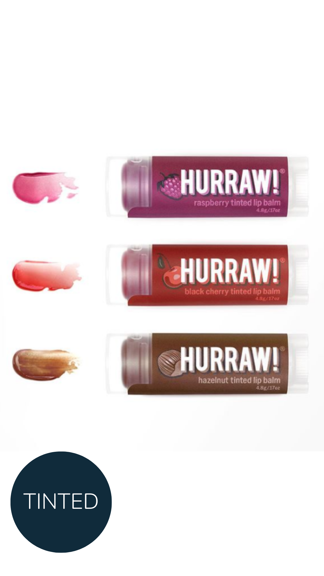 Hurraw tinted lip balm