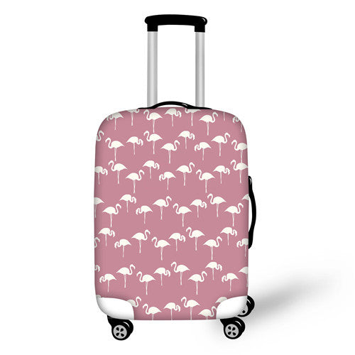 flamingo suitcase cover