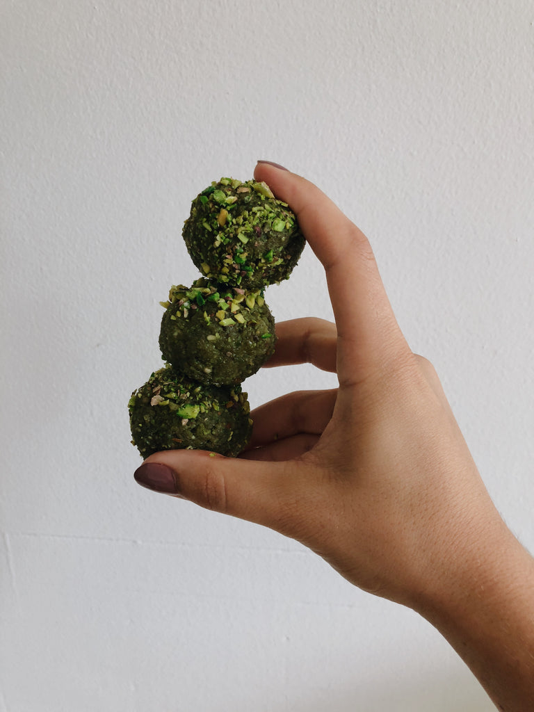 energy balls matcha green tea recipe