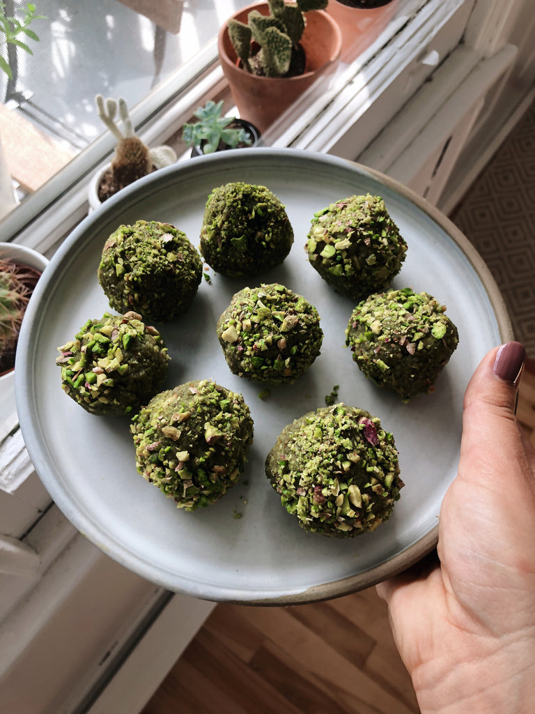 energy balls matcha green tea recipe