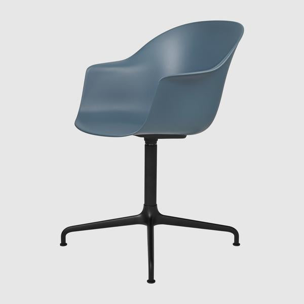 Bat Meeting Chair Un Upholstered Swivel Base Gubi Webshop