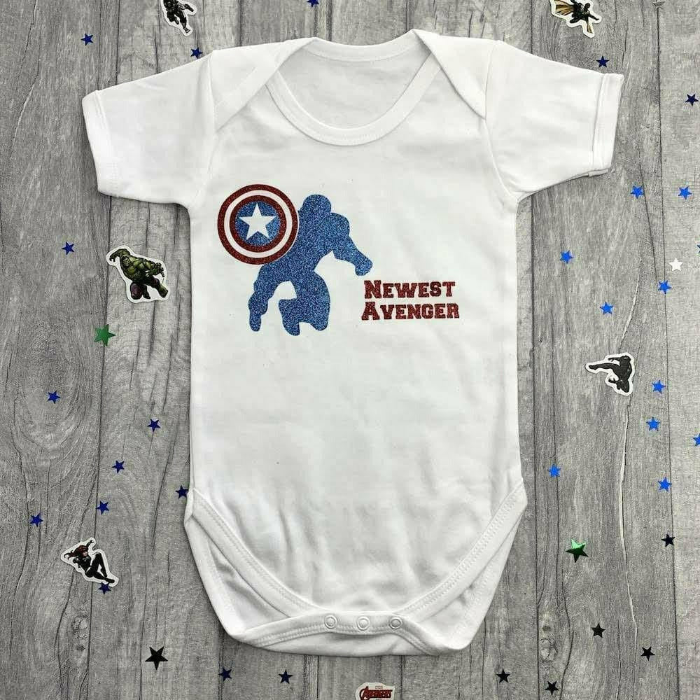 Aantrekkingskracht plakboek fantoom Avenger Captain America Bodysuit – Little Secrets Clothing