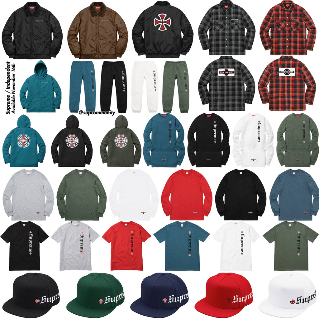 supreme independent anorak