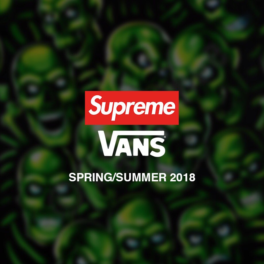 vans and supreme collab 2018