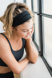 BLACK BASICS - 4'' - Headbands - Maven Thread