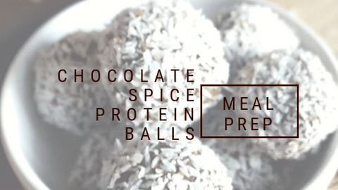 Chocolate Spice Protein Balls