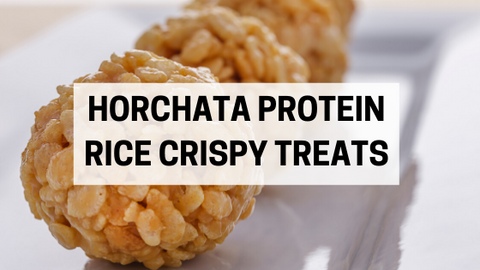 Horchata Protein Rice Crispy Treats
