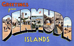 Greetings from Bermuda Islands Postcards
