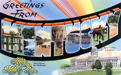 Greetings from Kentucky Postcards