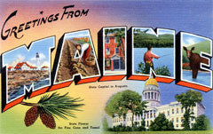 Greetings from Maine Postcards