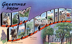 Greetings from New Hampshire Postcards