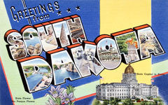 Greetings from South Dakota Postcards