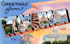 Greetings from Wisconsin Postcards