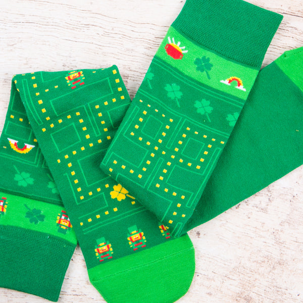 Find the Gold St. Patricks Day Socks