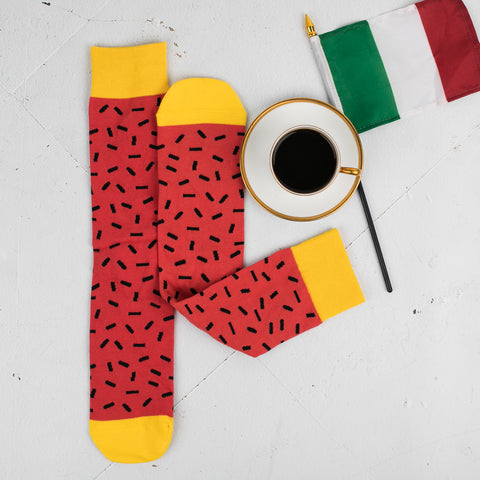 Italy Confetti Fun Socks