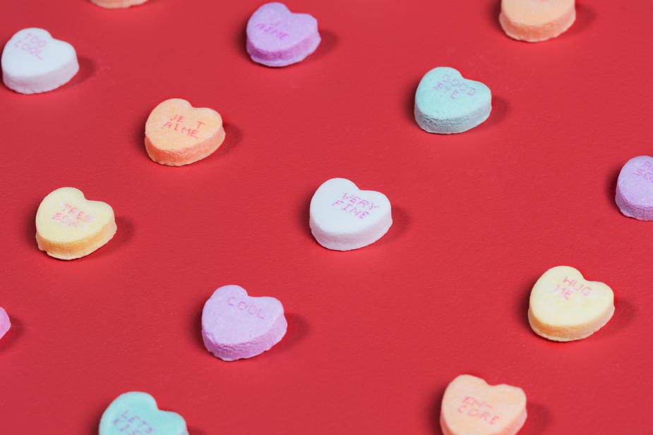 candy hearts sock subscription 