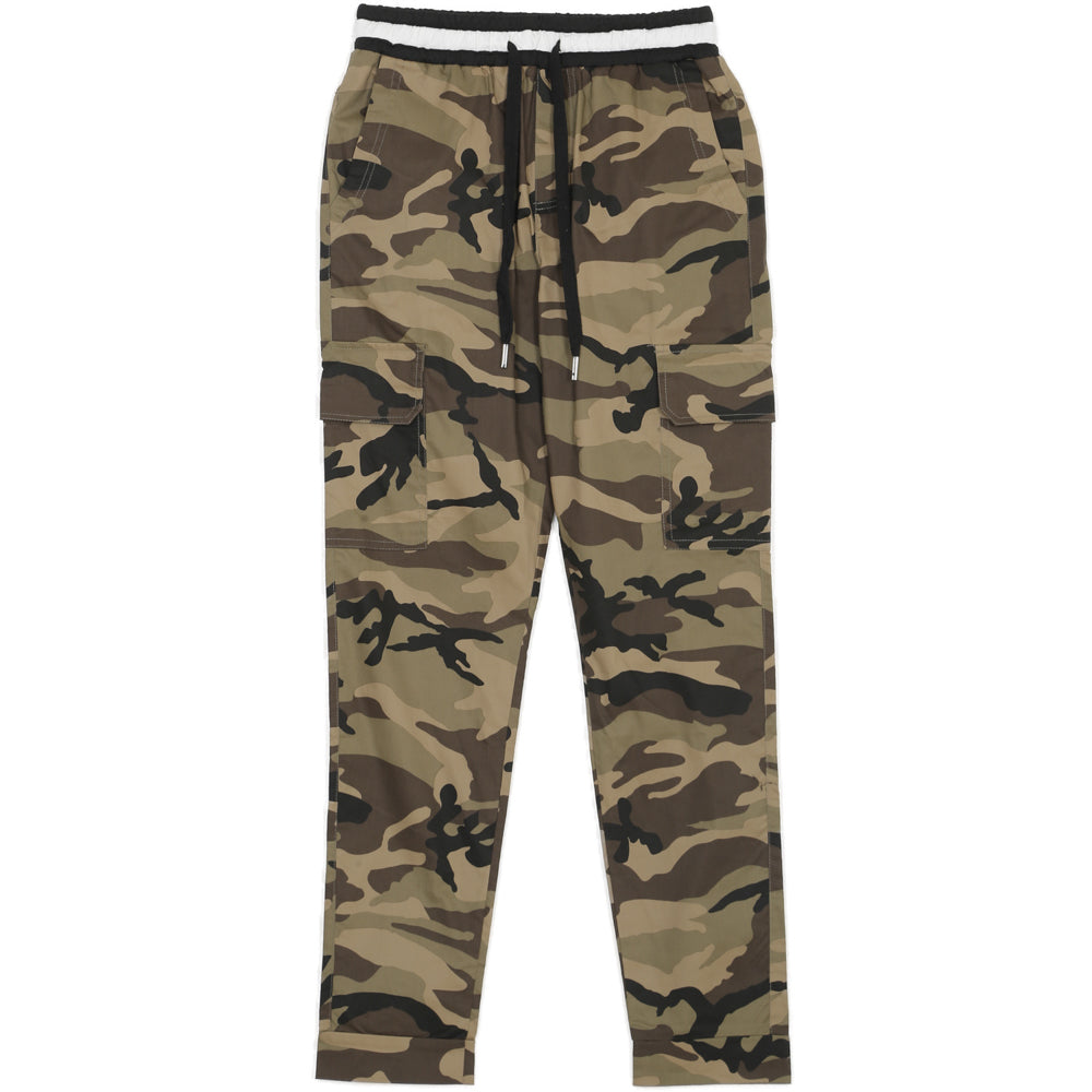 green camo cargo pants