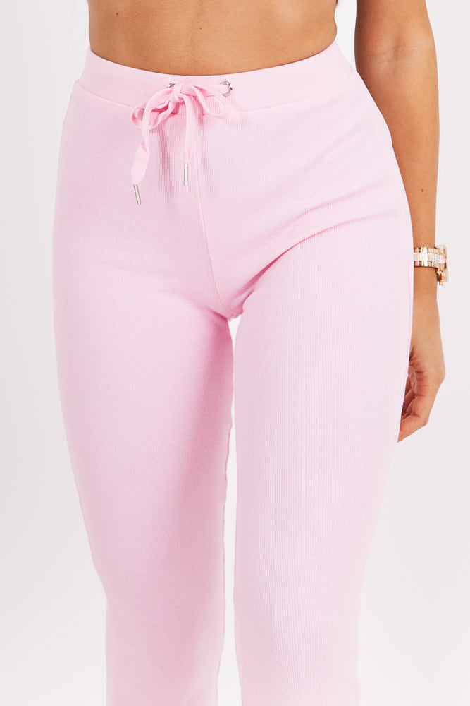 flare pink pants