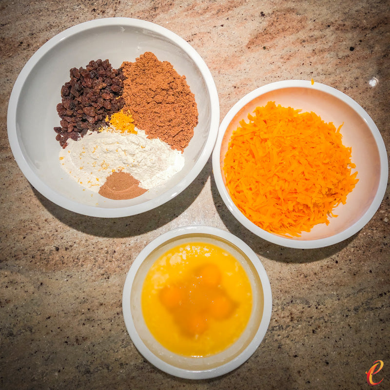 Autumnal Pumpkin & Orange Cake with Orange Frosting -Ingredients