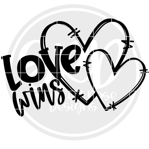 Valentine S Day Svg Love Wins Svg Black Scarlett Rose Designs