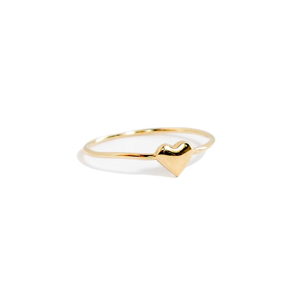 heart gold 14k fine jewelry ring janna Conner