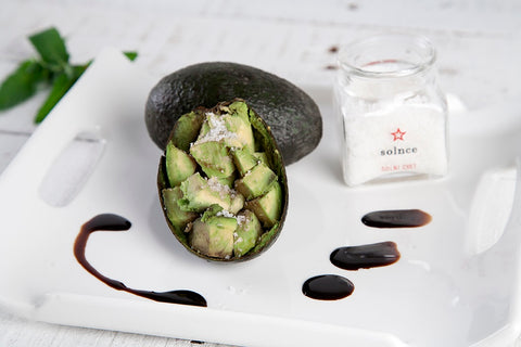 Avocado with Balsamic and Salt