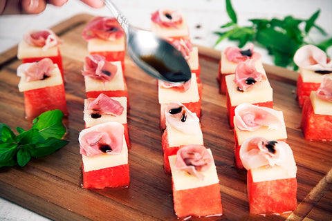 Balsamic Pecorino Prosciutto Watermelon