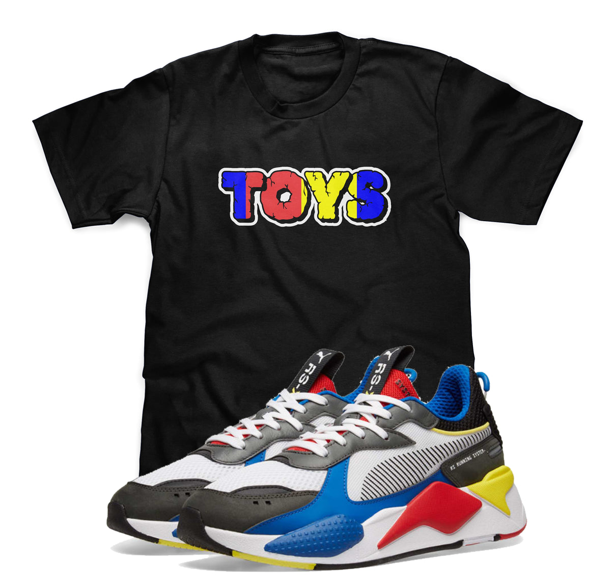 imponer juez Escrutinio TOYS Tee Designed To Match Puma Select RS-X Toys Sneakers – ShirtLife  Clothing Company