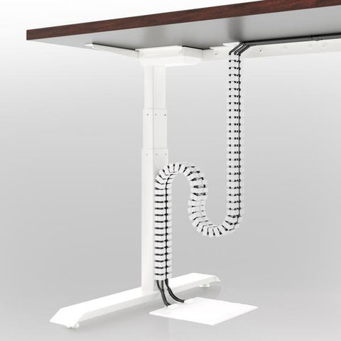magnetic cord and cable holder for standing desks