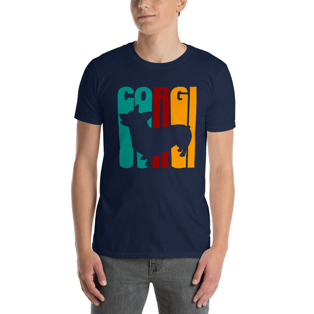 Short-Sleeve Man T-Shirt Corgi Dad
