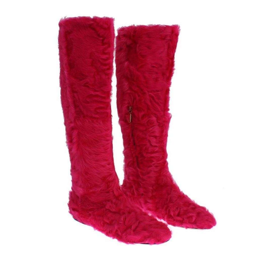 lamb fur boots