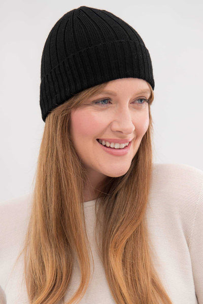 Rib Merino Beanie