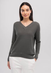 Womens Leora V Sweater