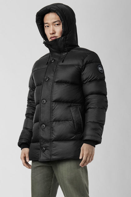 vernon parka black label canada goose