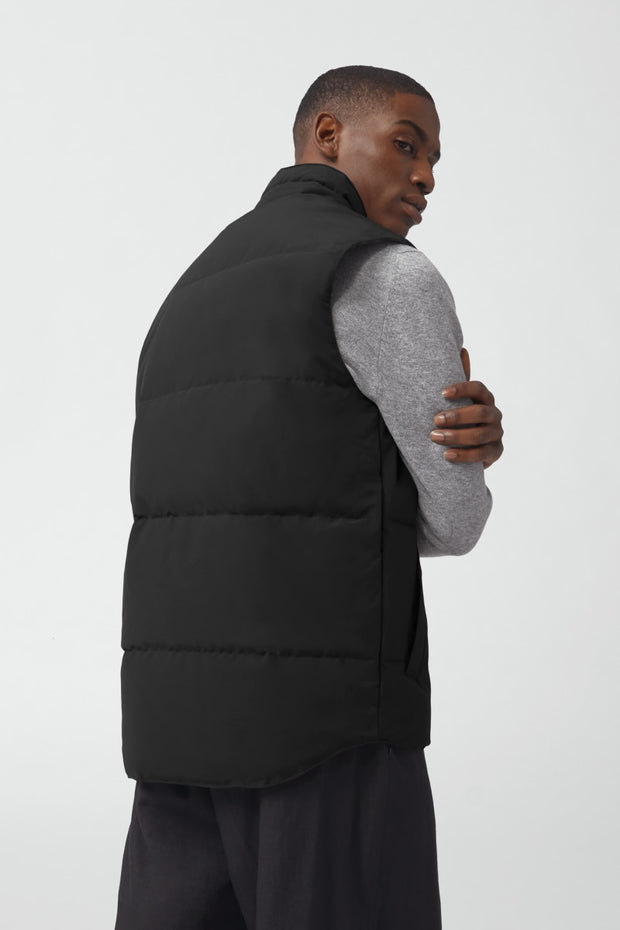 Mens Garson Vest Black Label - Black