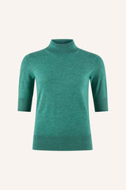 Cable Melbourne Claudia Merino Tee - Sea Green