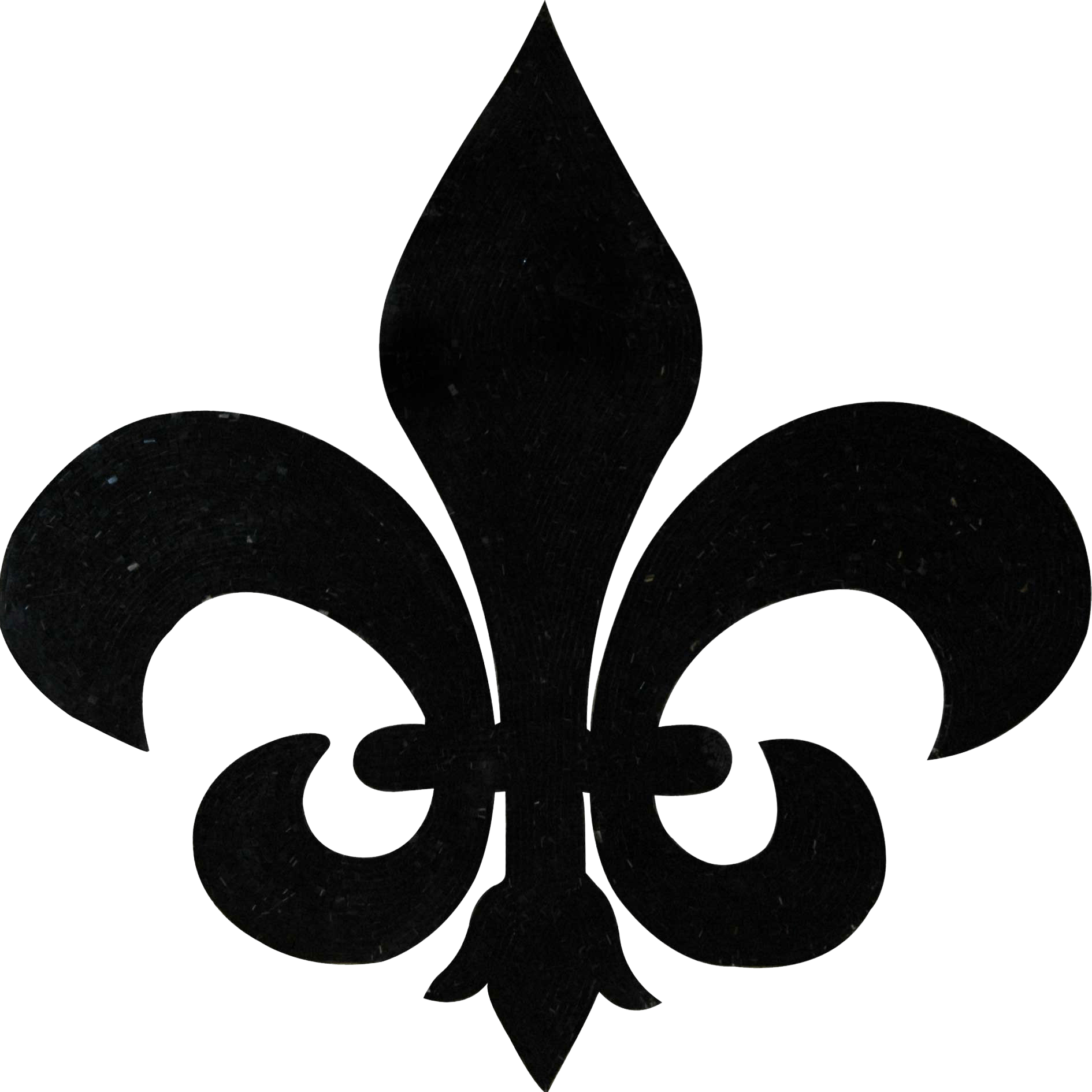 Split Fleur De Lis SVG Cut Print Clipart