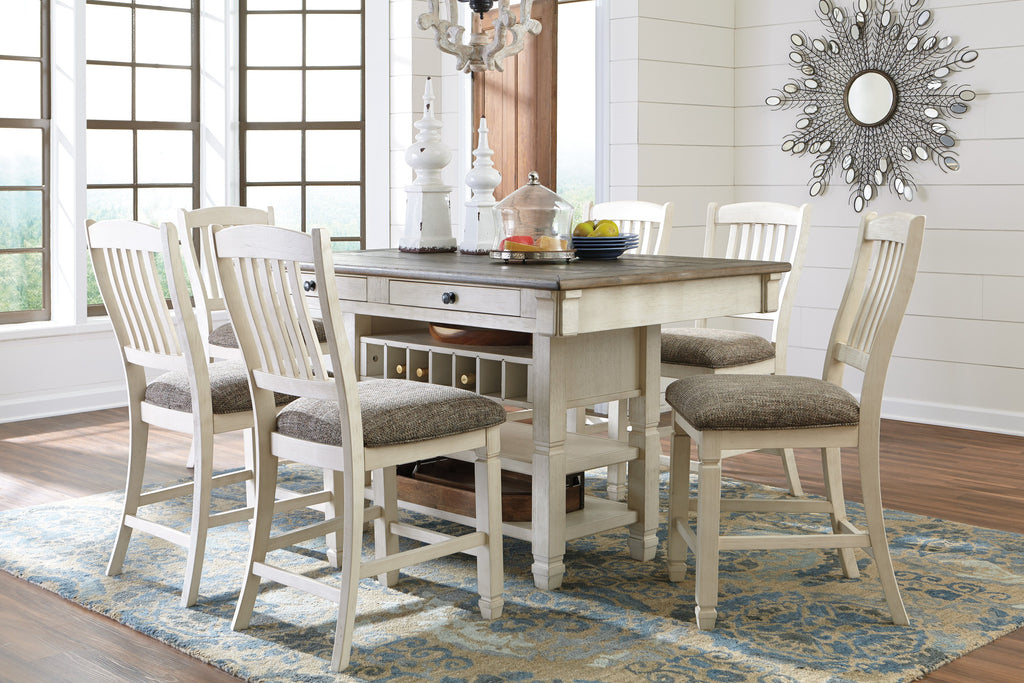 Bolanburg Counter Height Dining Room Table Antique White