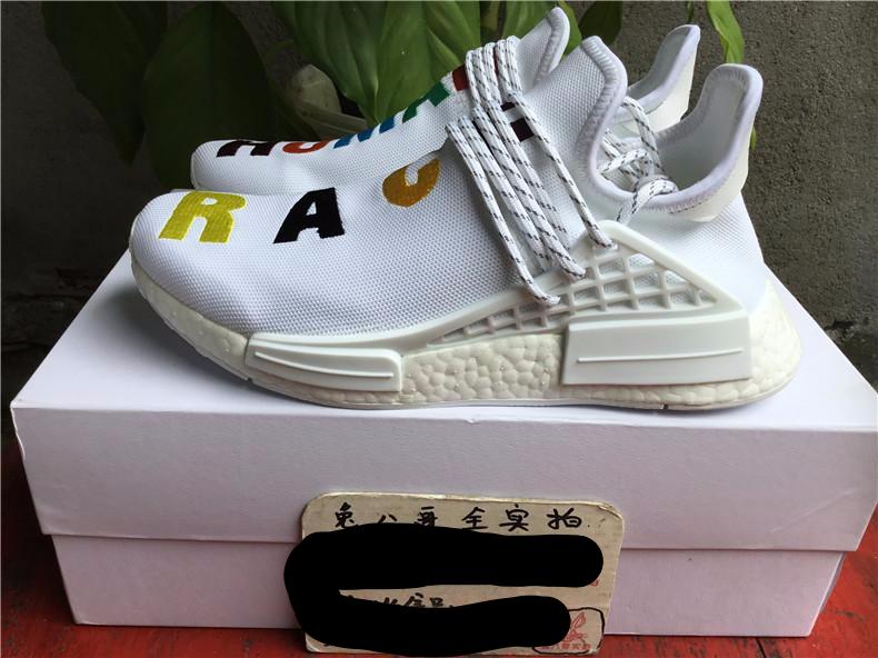 adidas human race bianche