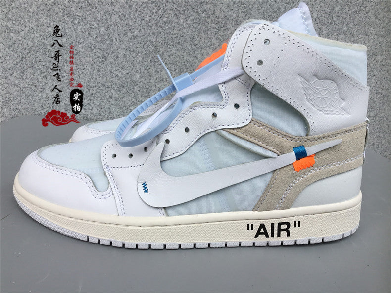 jordan per off white bianche