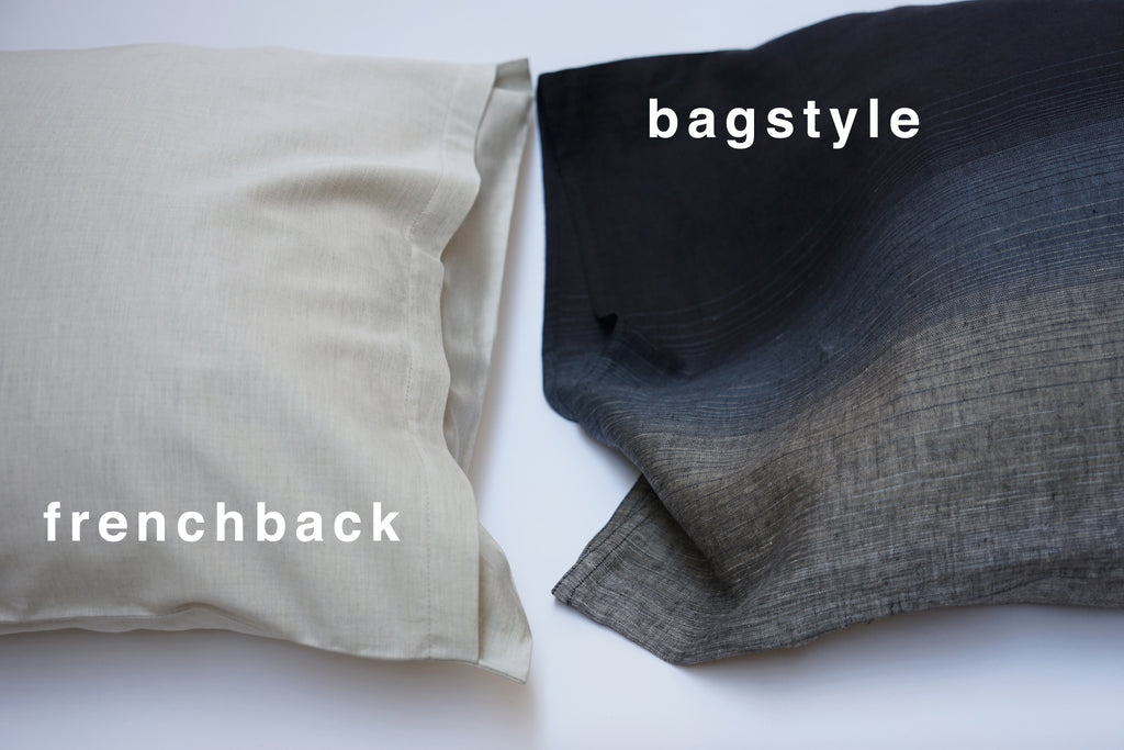 frenchback vs. bagstyle pillow cases