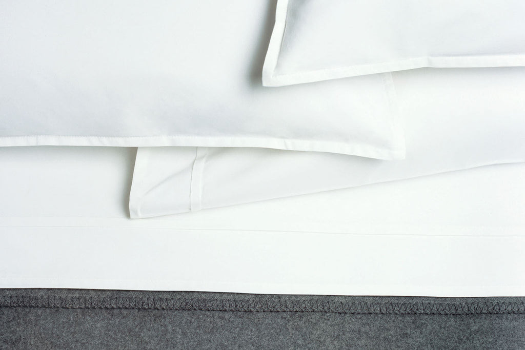 PLEAT white organic cotton bedding