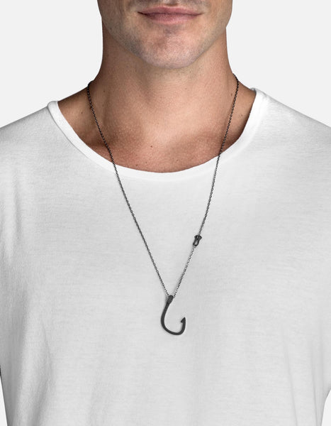 Hooked Necklace, Noir | Men's Necklaces | Miansai