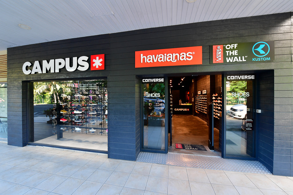 Our first CAMPUS Footwear store was born in Anse Vata