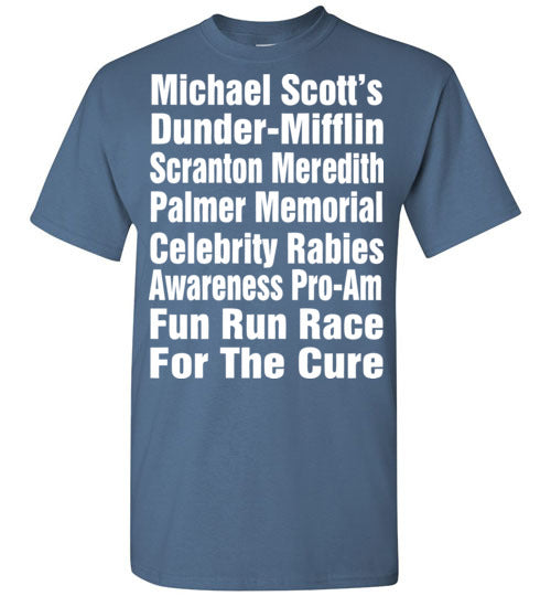 michael scott rabies awareness t shirt