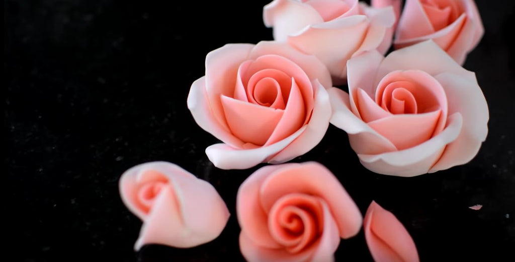 Fondant Rose Tutorial 1