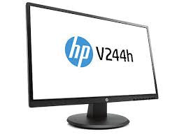 HP V244h 23.8" LED Monitor - HDMI, DVI, VGA - Black