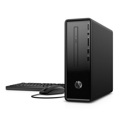 HP Slimline 290-A0020 Desktop Pentium J5005, 4GB RAM, 1TB HDD, DVD-RW, W10 - Black